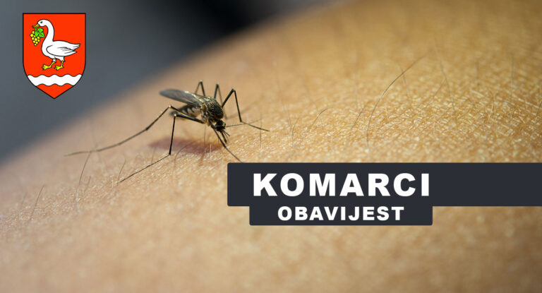 Obavijest o adulticidnom tretmanu komaraca
