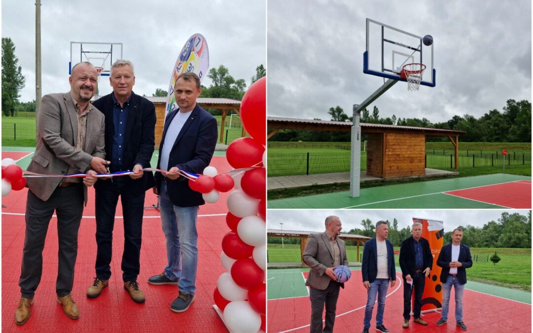 LOPTA JE BAČENA U sportskom duhu otvoreno novo streetball igralište u Svetom Martinu na Muri