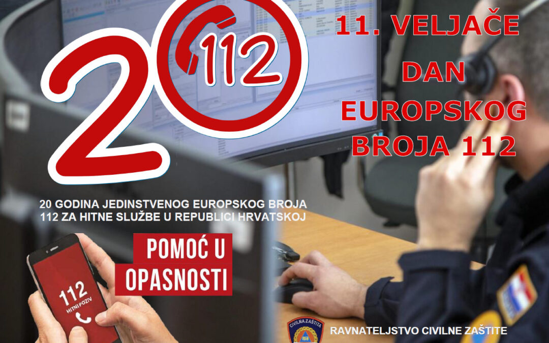 Obilježavanje Dana europskog broja 112 i 20 godina broja 112 u Republici Hrvatskoj