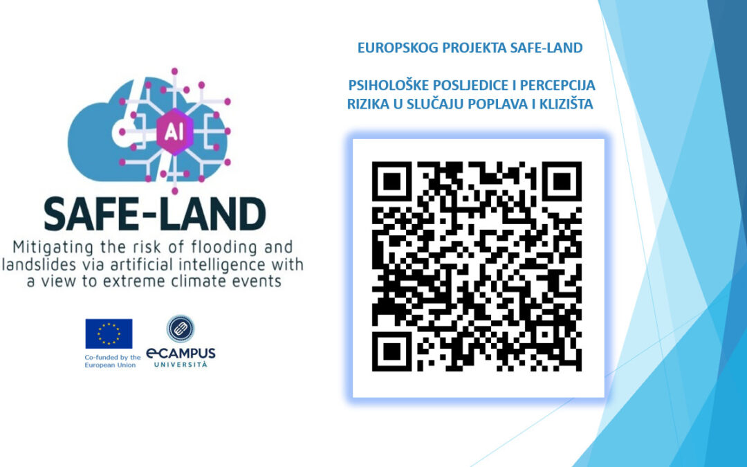 SAFE-LAND – Ublažavanje rizika od poplava i klizišta putem umjetne inteligencije u kontekstu ekstremnih klimatskih događaja