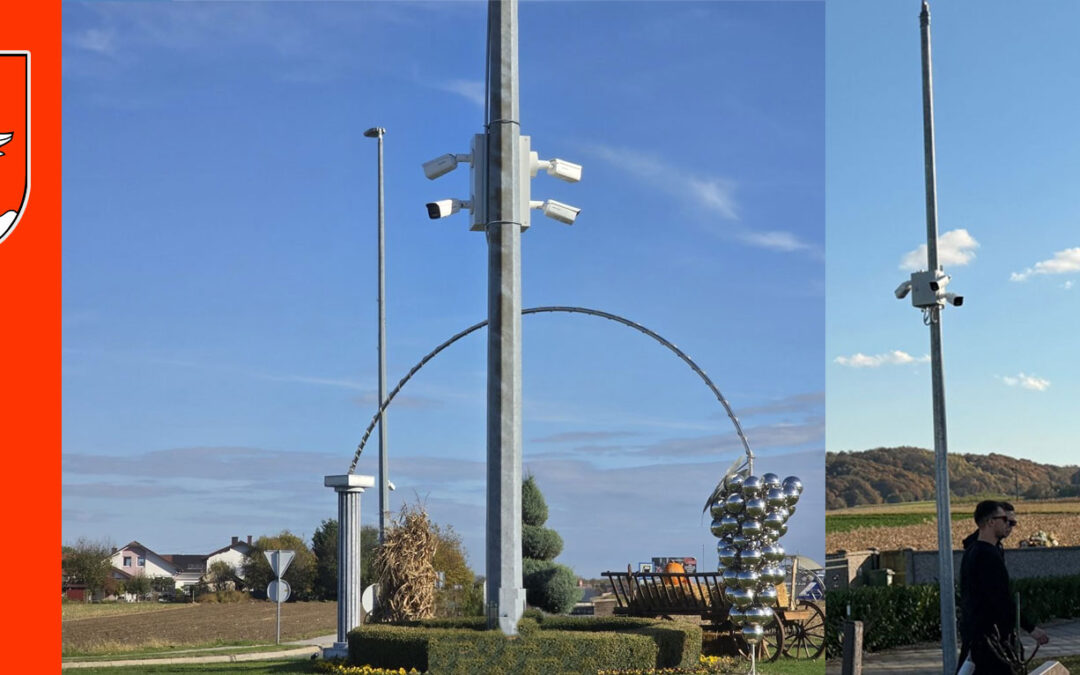 Nove nadzorne kamere s unapređenjem sigurnosti u svrhu zaštite svojih mještana i imovine