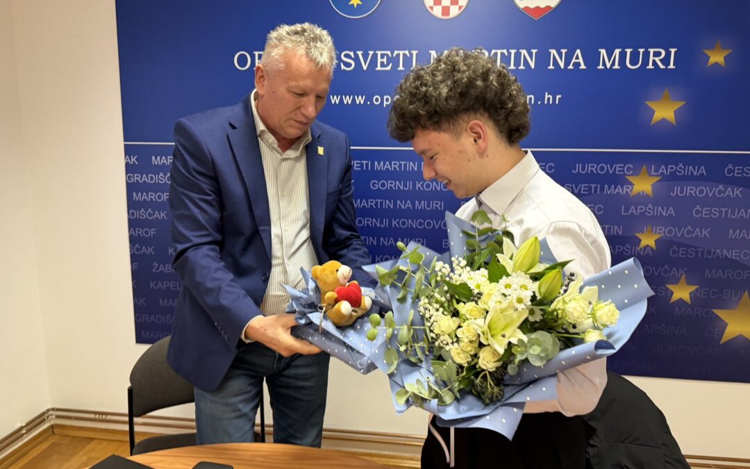 Svečani prijem za Filipa Bogdana u Općini Sveti Martin na Muri
