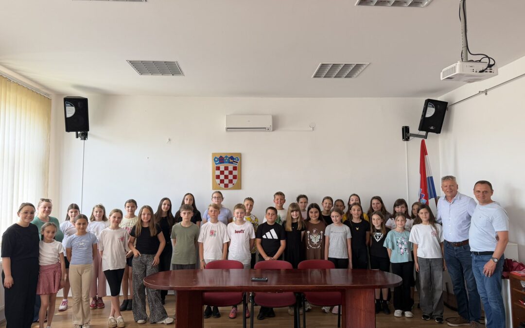 Prijam za uspješne učenike školskog zbora